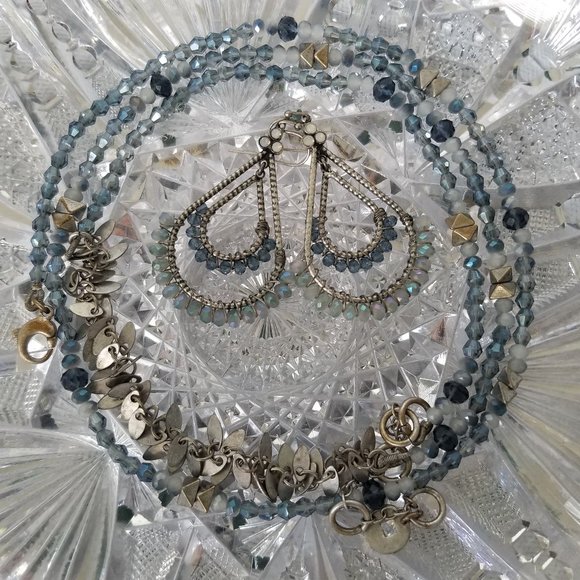 🔴Karma Bella Beaded Earring & Necklace Set🔴 - Picture 5 of 13